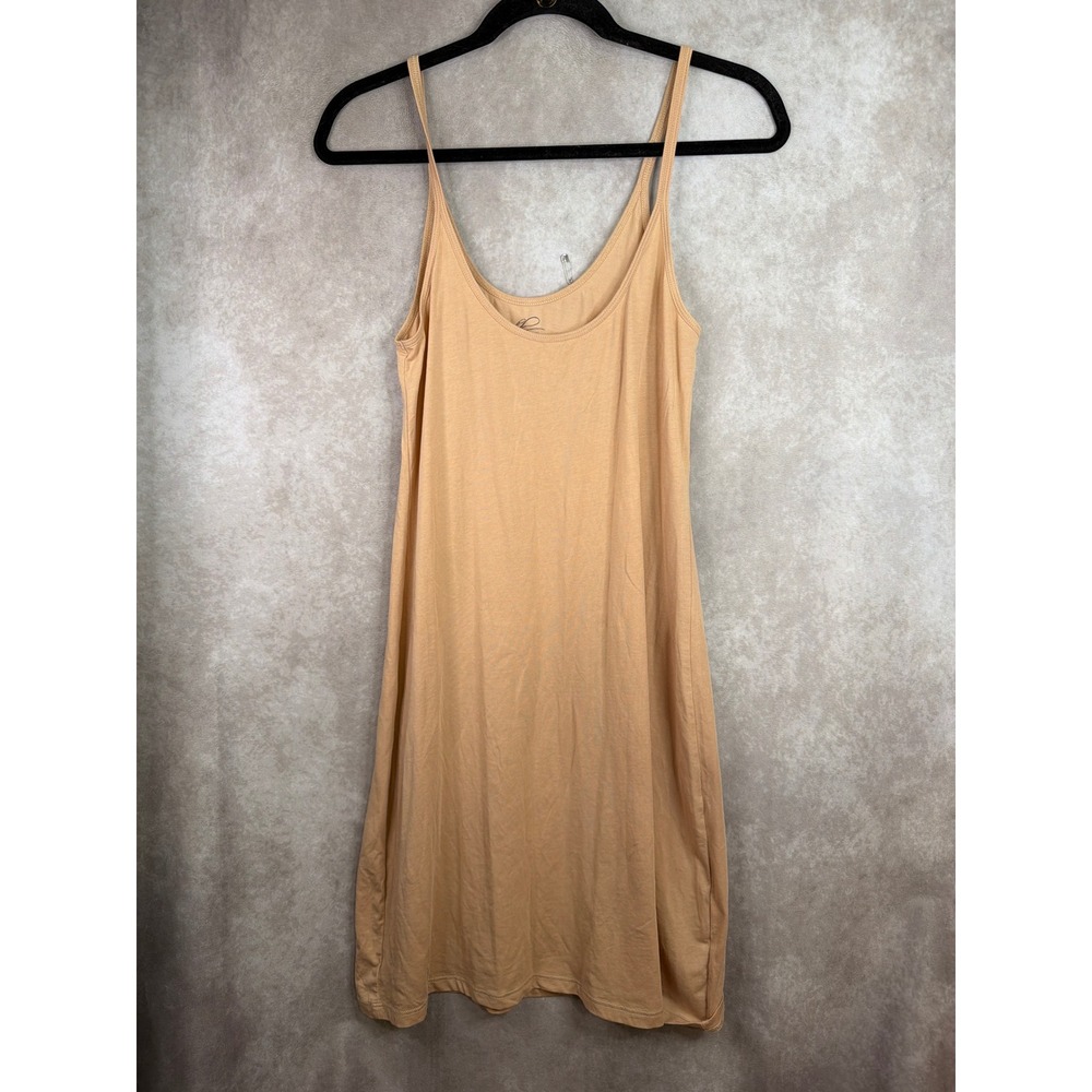 Roberta Roller Rabbit Slip Dress Womens Medium Nude Tan Cotton Spaghetti Strap